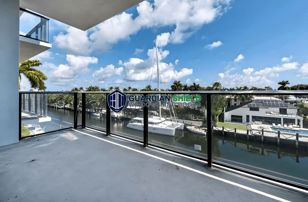 impact windows | guardian shield glass railing tampa florida photo