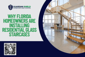 residential glass staircase Florida