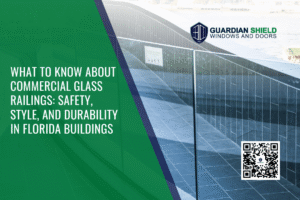 commercial glass railing installation Florida