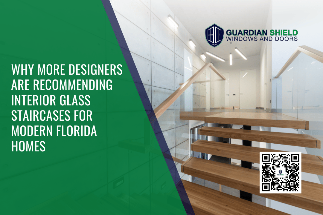 glass staircase florida home
