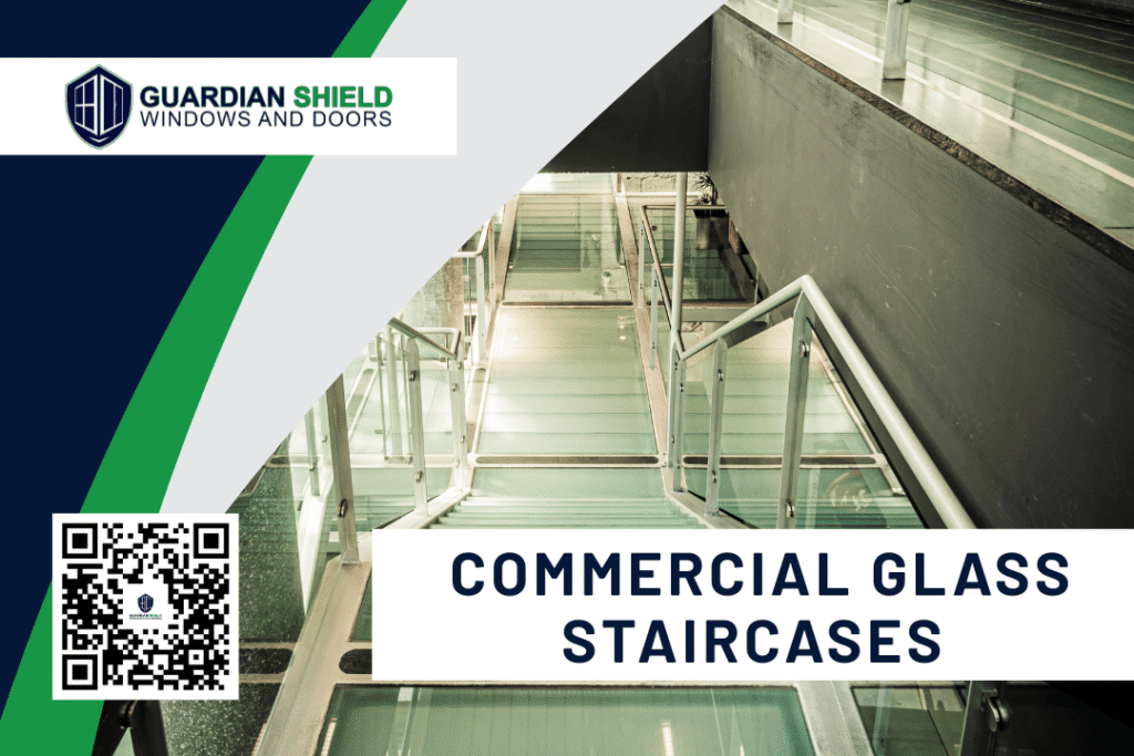 commercial glass staircase design