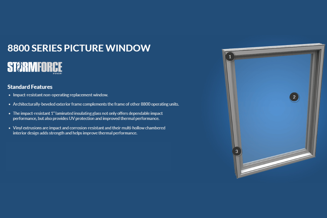 8800 series picture window