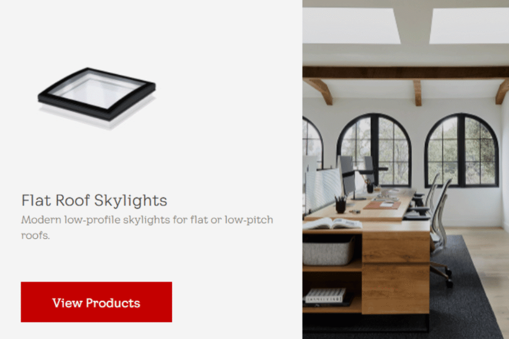 flat roof skylights