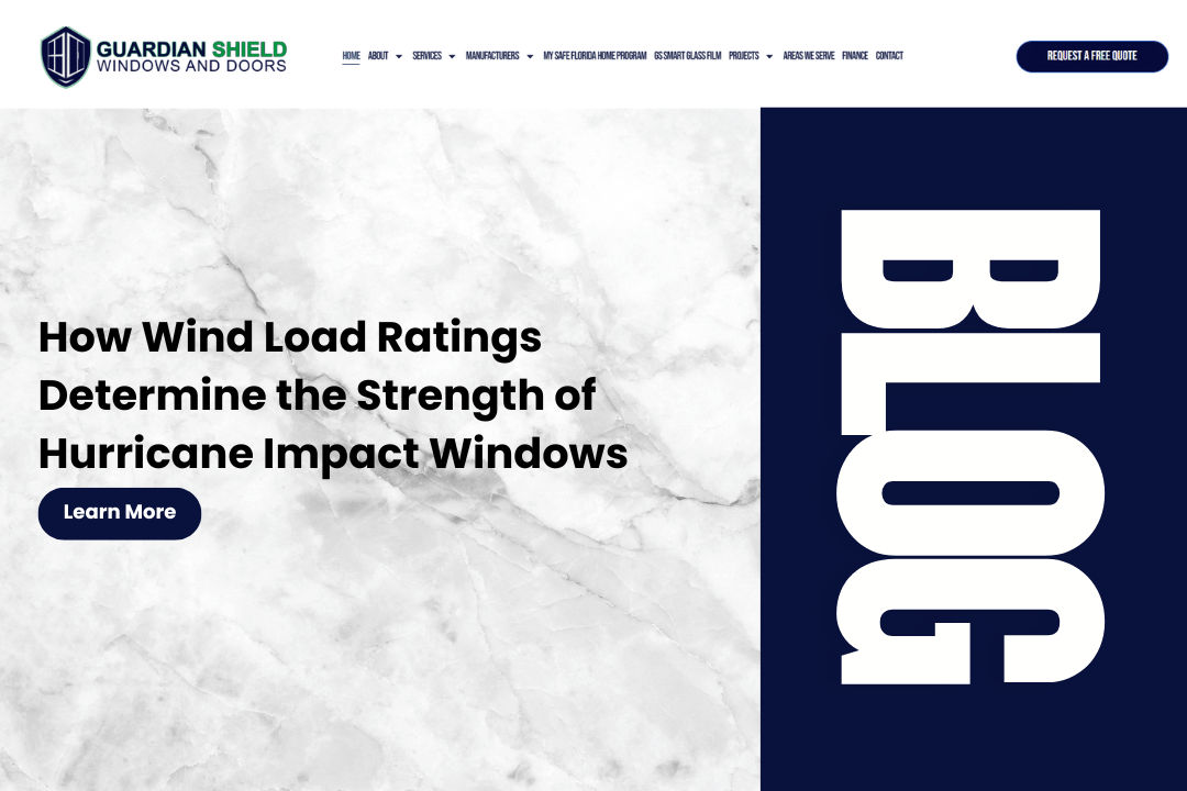 How Wind Load Ratings Determine the Strength of Hurricane Impact Windows - Guardian Shield Windows