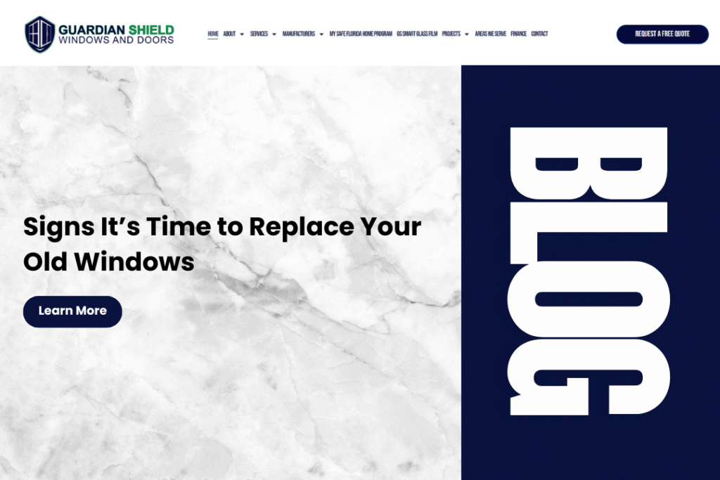 Signs It’s Time to Replace Your Old Windows with Hurricane-Rated Alternatives - Guardian Shield Windows and Doors