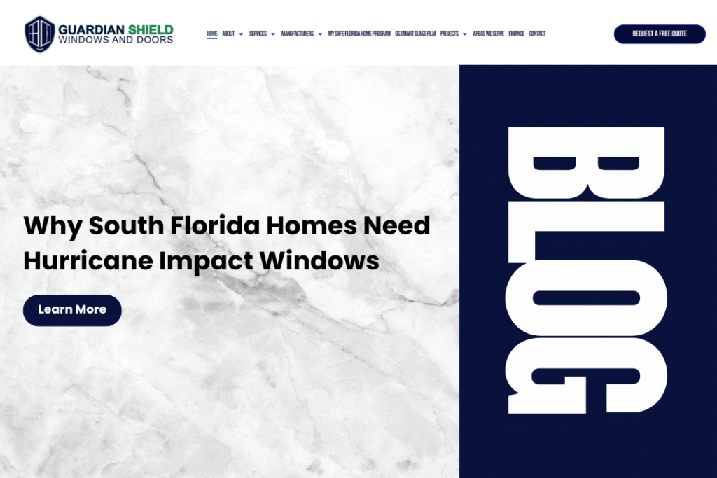 Why South Florida Homes Need Hurricane Impact Windows More Than Ever - Guardian Shield Windows and Doors