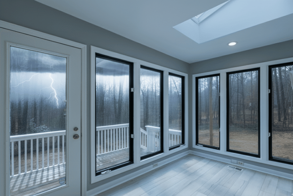 storm-rated entry door