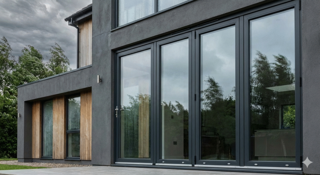 hurricane-rated folding glass doors
