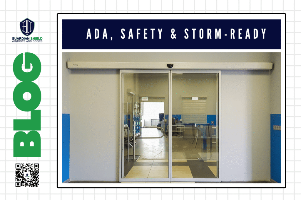ADA, Safety & Storm-Ready The Full Guide to Automatic Sliding Doors in Florida - Guardian Shield Windows and Doors