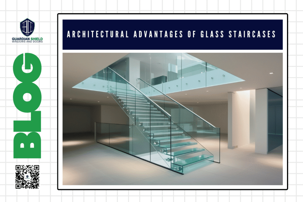 The Architectural Advantages of Glass Staircases in Florida Commercial Buildings - Guardian Shield Windows and Doors (1)