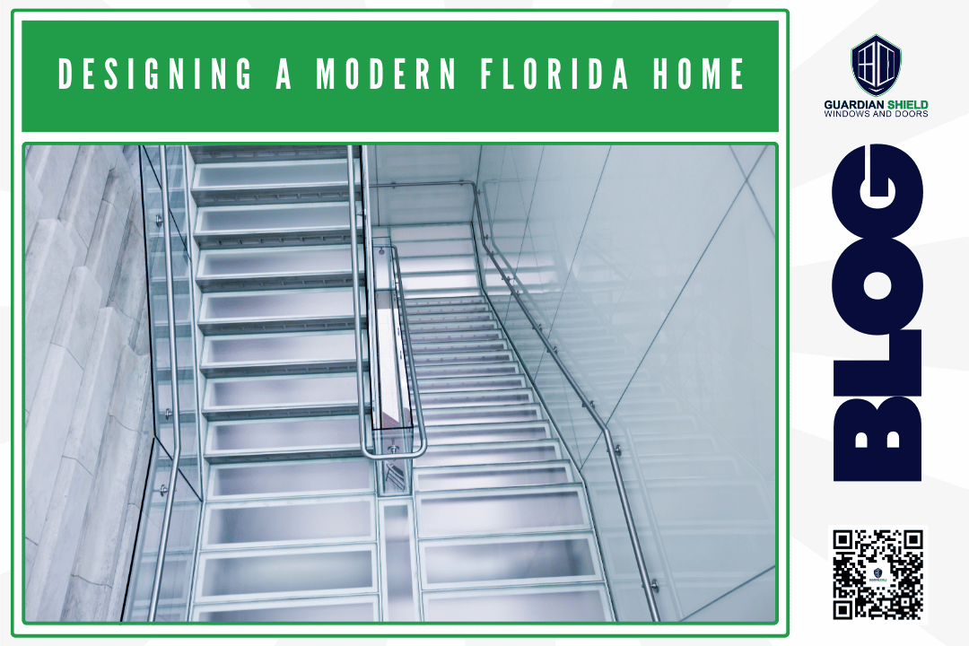 Designing a Modern Florida Home with Floating Glass Staircases - Guardian Shield Windows and Doors