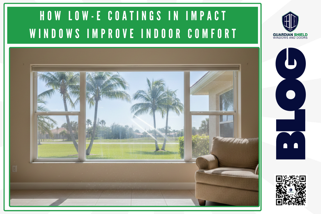How Low-E Coatings in Impact Windows Improve Indoor Comfort