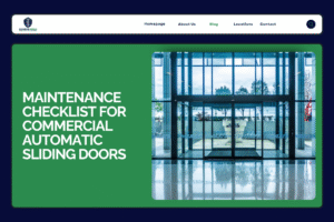Maintenance Checklist for Commercial Automatic Sliding Doors - Guardian Shield Windows and Doors