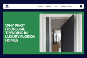 Why Pivot Doors Are Trending in Luxury Florida Homes - Guardian Shield Windows and Doors