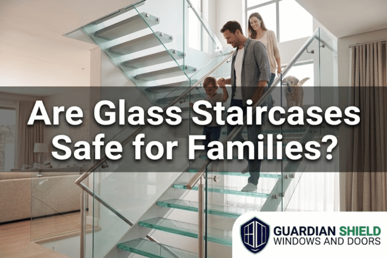 Are Glass Staircases Safe For Families - Guardian Shield Windows and Doors