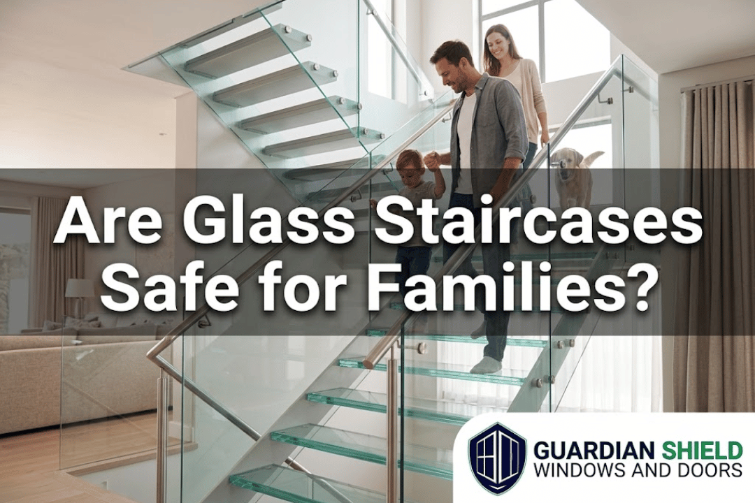 Are Glass Staircases Safe For Families - Guardian Shield Windows and Doors