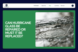 Can Hurricane Glass Be Repaired or Must It Be Replaced - Guardian Shield Windows and Doors