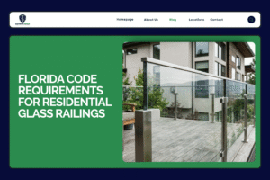 Florida Code Requirements for Residential Glass Railings - Guardian Shield Windows and Doors