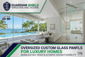 Oversized Custom Glass Panels For Luxurt Homes - Guardian Shield Windows and Doors