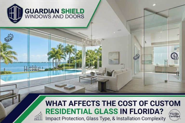 What Affects the Cost of Custom Residential Glass In Florida - Guardian Shield Windows and Doors