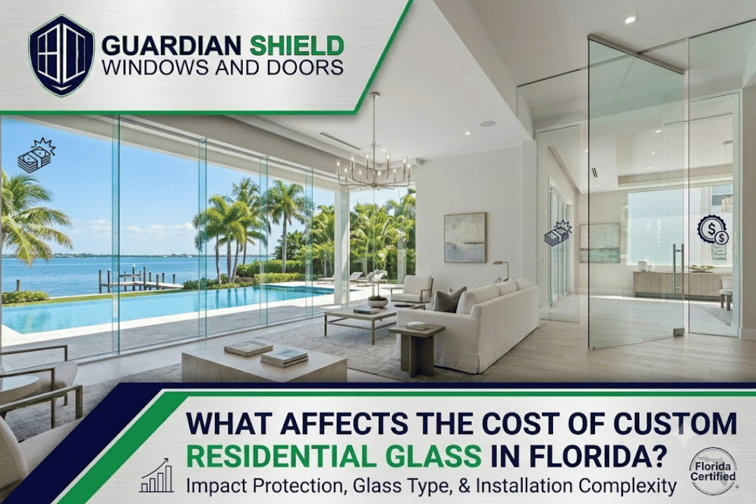 What Affects the Cost of Custom Residential Glass In Florida - Guardian Shield Windows and Doors