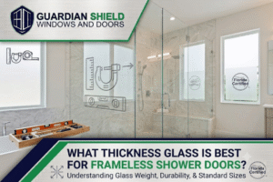 What Thickness Glass Is Best For Frameless Shower Doors - Guardian Shield Windows and Doors