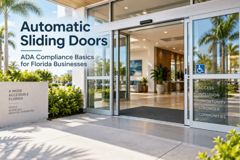 Automatic Sliding Doors_ ADA Compliance Basics for Florida Businesses - Guardian Shield Windows and Doors