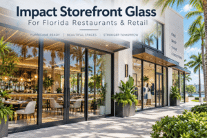 How Restaurants and Retail Storefronts Benefit From Impact Storefront Glass - Guardian Shield Windows and Doors