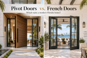 Pivot Doors vs. French Doors_ Which Suits a Modern Florida Home_ - Guardian Shield Windows and Doors