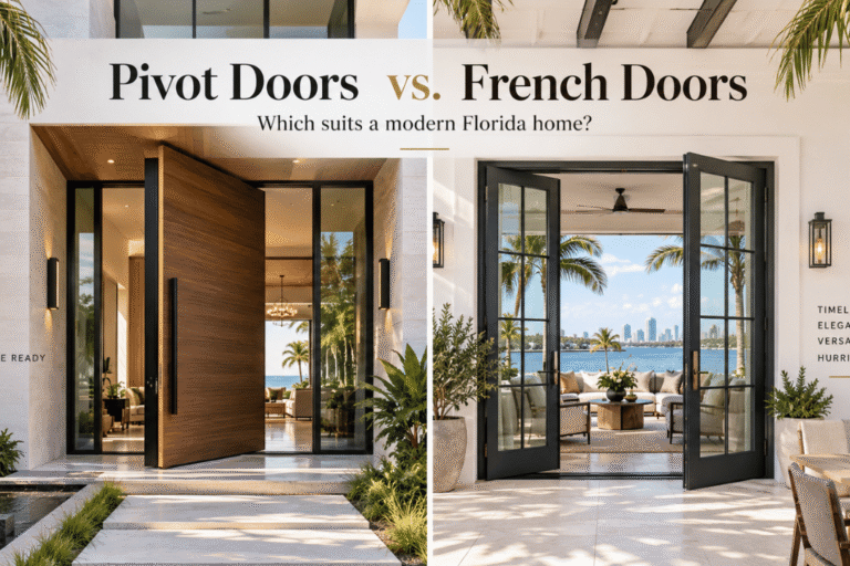 Pivot Doors vs. French Doors_ Which Suits a Modern Florida Home_ - Guardian Shield Windows and Doors