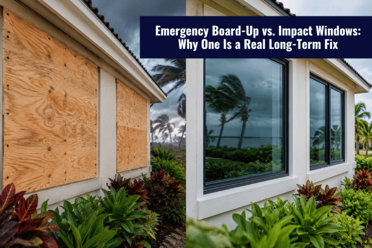 Emergency Board-Up vs. Impact Windows_ Why One Is a Real Long-Term Fix - Guardian Shield Windows and Doors