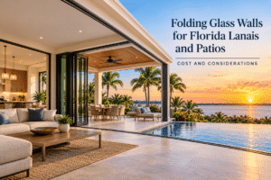 Folding Glass Walls for Florida Lanais and Patios_ Cost and Considerations - Guardian Shield Windows and Doors