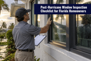 Post-Hurricane Window Inspection Checklist for Florida Homeowners - Guardian Shield Windows and Doors