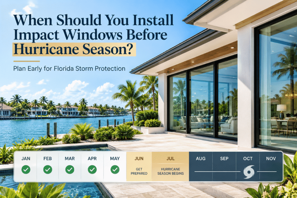When Should You Install Impact Windows Before Hurricane Season_ - Guardian Shield Windows and Doors