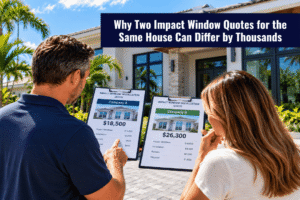 Why Two Impact Window Quotes for the Same House Can Differ by Thousands - Guardian Shield Windows and Doors