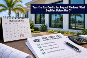 Year-End Tax Credits for Impact Windows_ What Qualifies Before Dec 31