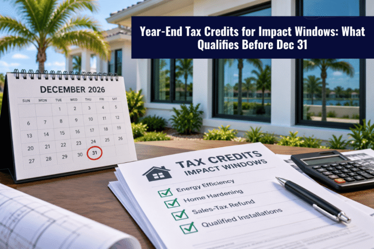 Year-End Tax Credits for Impact Windows_ What Qualifies Before Dec 31