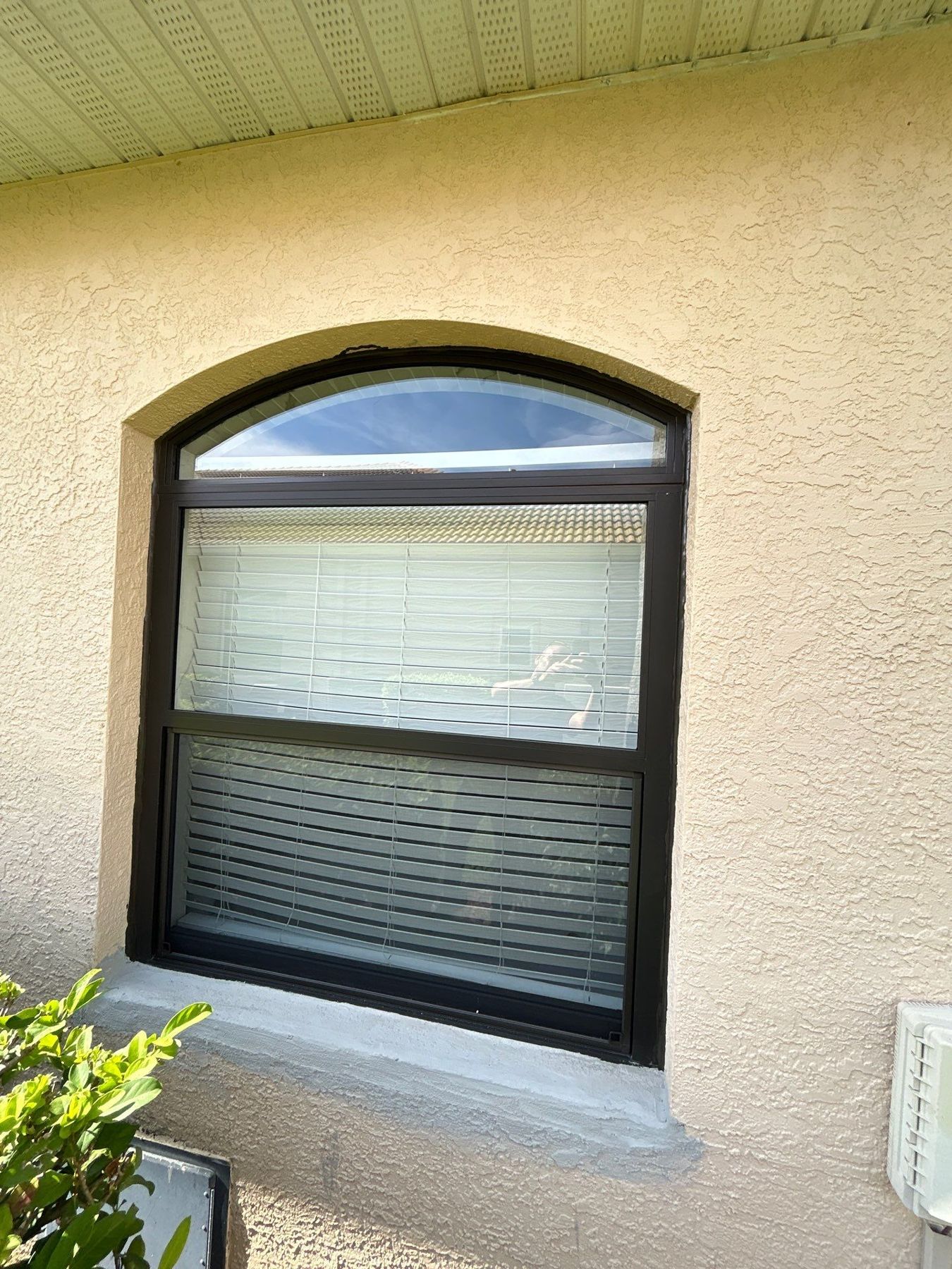 After: Side elevation · arched single hung