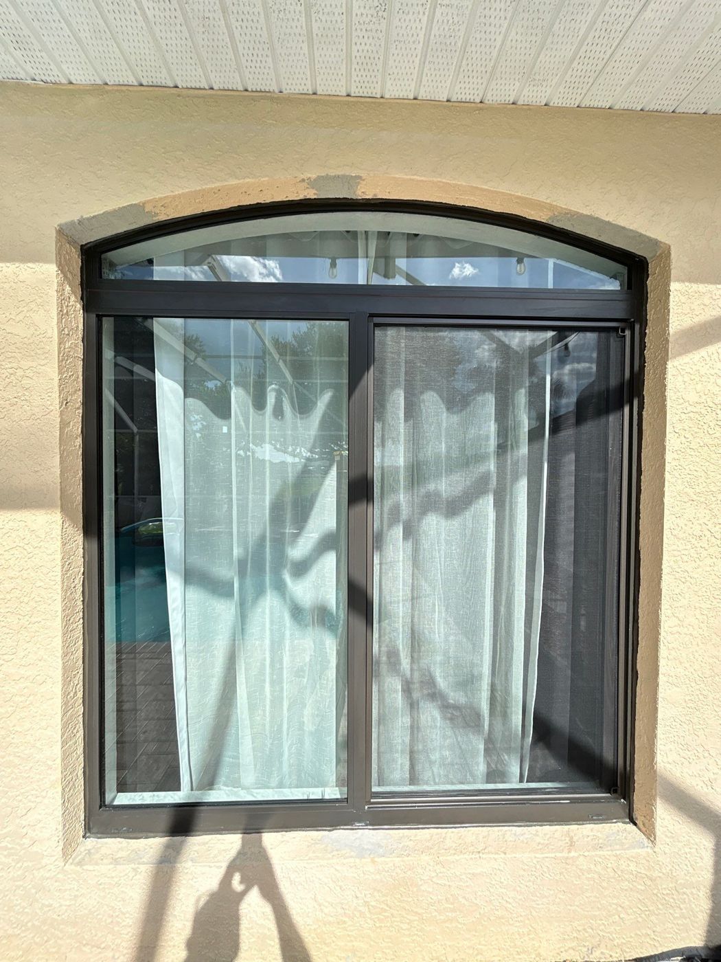 After: bronze ECO aluminum impact windows, Lutz FL